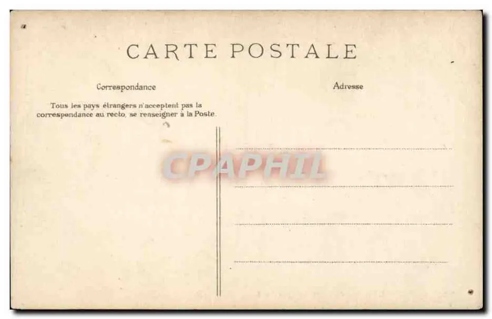 Paris — Quadriga do Arco do Carrossel — E.L.D. n° 928 - Verso