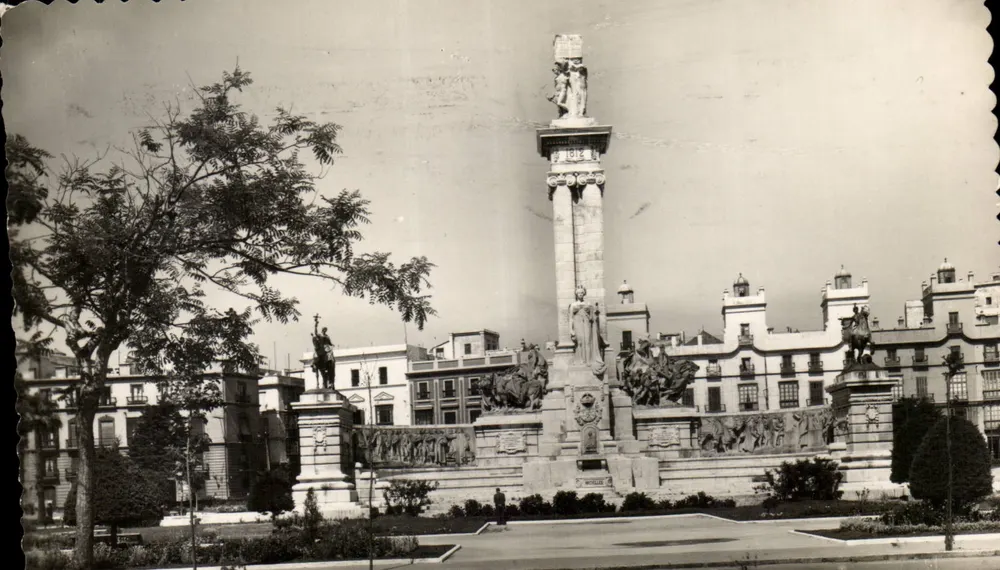 Cadiz — Denkmal für die Cortès von 1812 — Edition García Garretella, Nr. 57 - Vorderseite