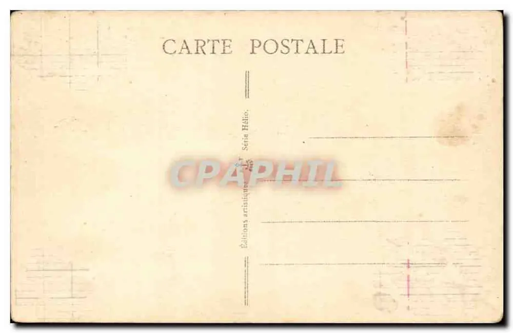 Mondlicht in Argenton (Finistère) — Verlag Hallo, Serie 6441 - Rückseite
