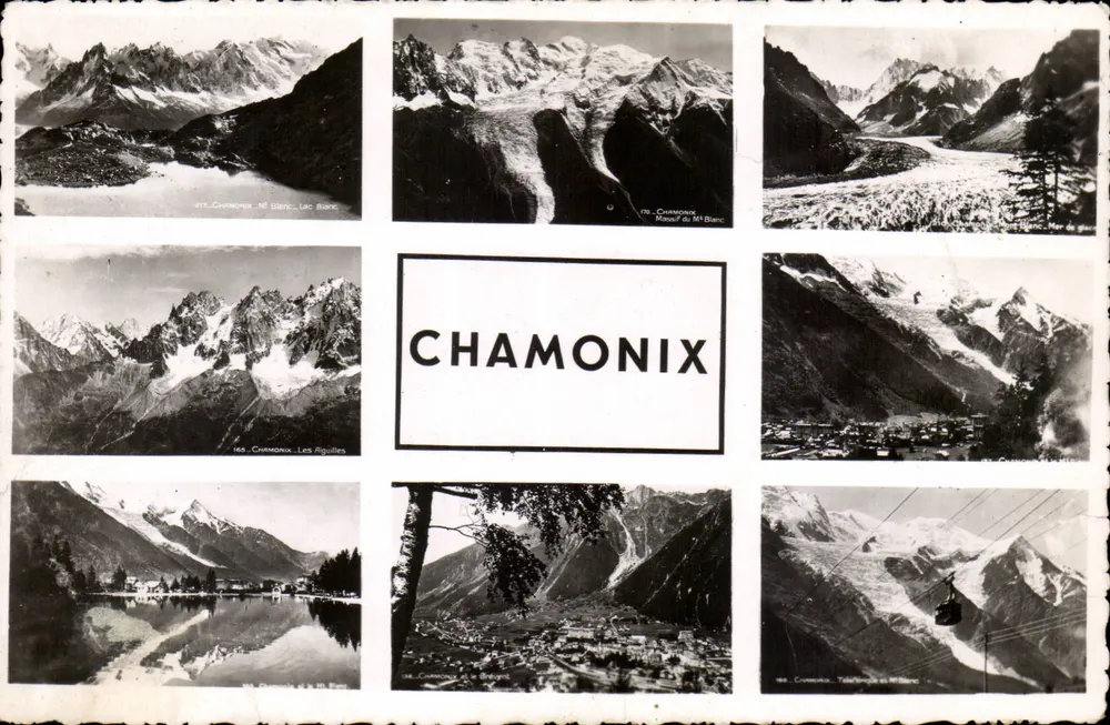 Chamonix — Mont Blanc, Lac Blanc, Les Aiguilles — Société Graphique Neuchâtel n°300 - Frente
