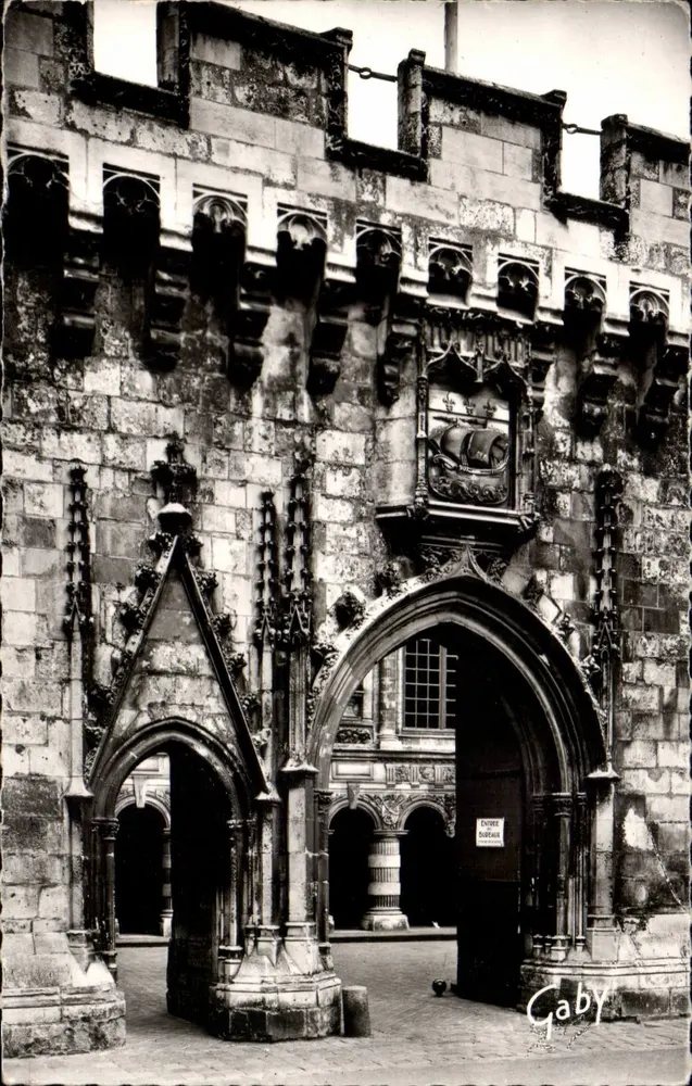 Porta do Hôtel de Ville — La Rochelle — Edições Gaby - Frente