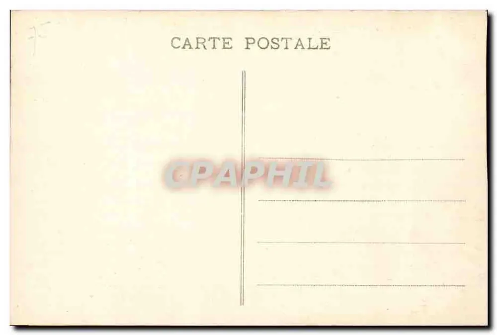 Paris - Panorama da Praça da República - Quartel da Guarda Republicana - Verso