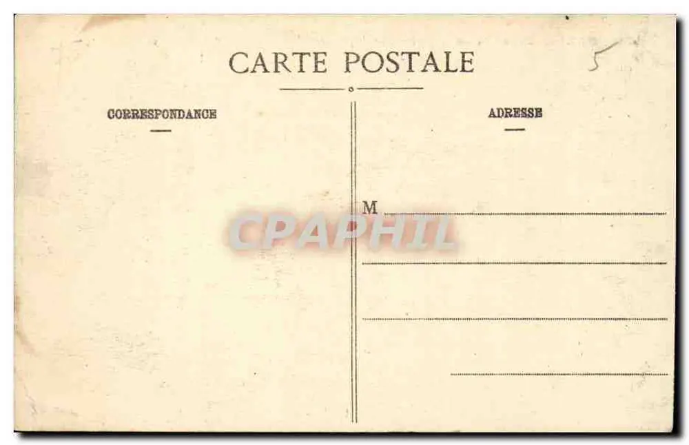 Paris - Praça da República — estátua central e trams — n° 179 - Verso