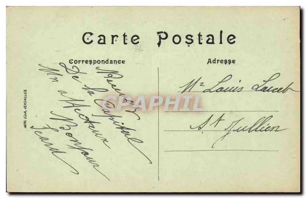 Paris — Estátua da República — Glopte - Verso