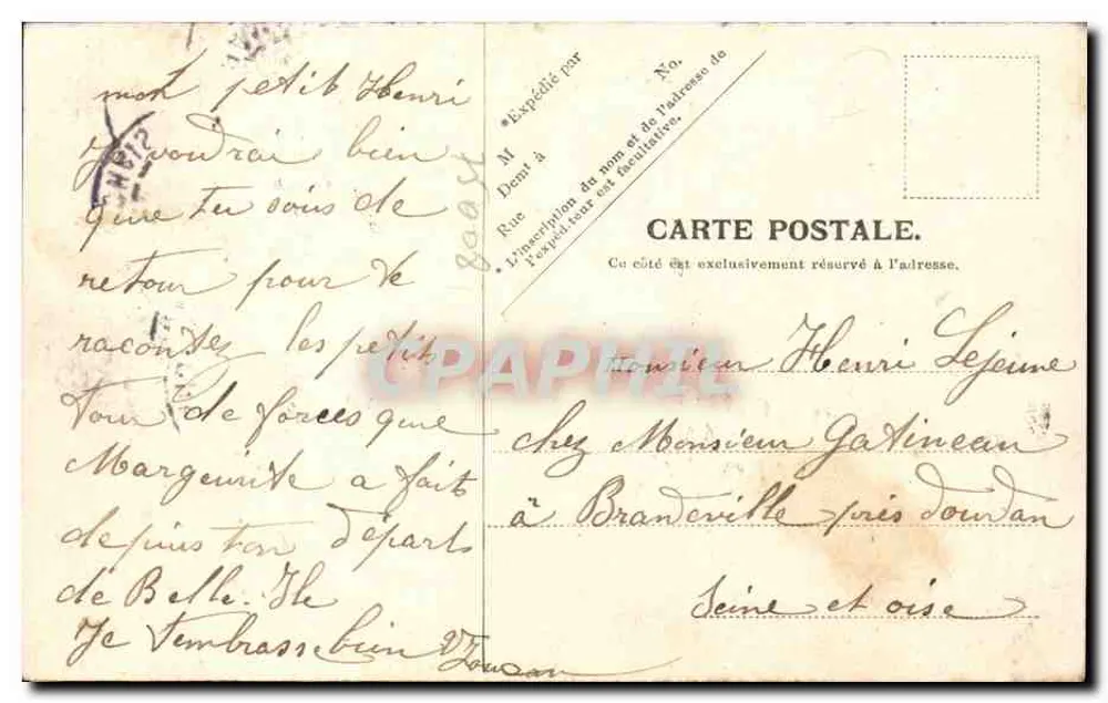 Parigi — I Campi Elyséi — V.P. Parigi. N. 85. - Verso