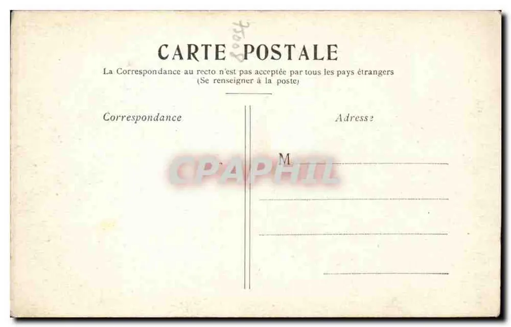 Paris — A Avenida dos Campos Elísios — editor não visível - Verso