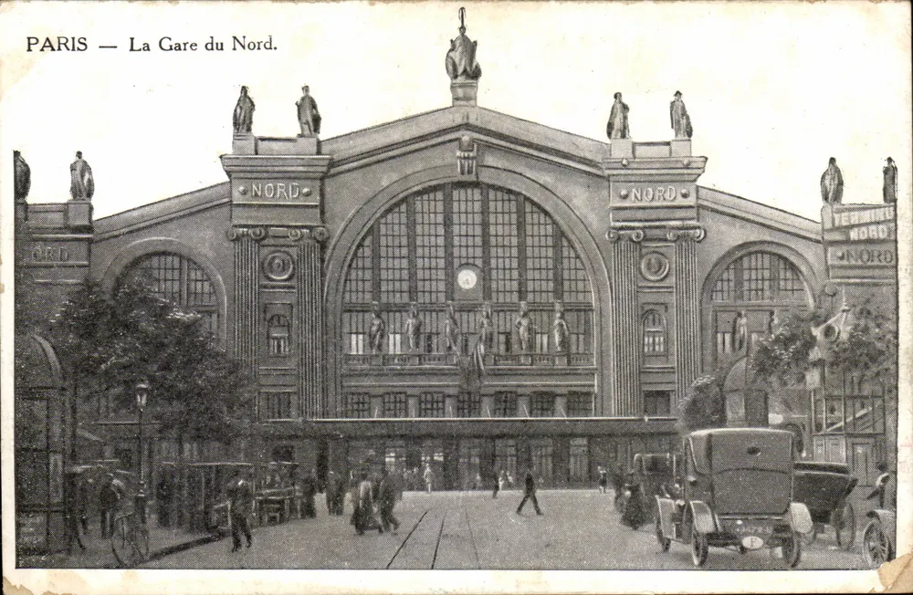 Paris — A Estação do Norte — Editor Tewming Nord, n° 7479-5 - Frente