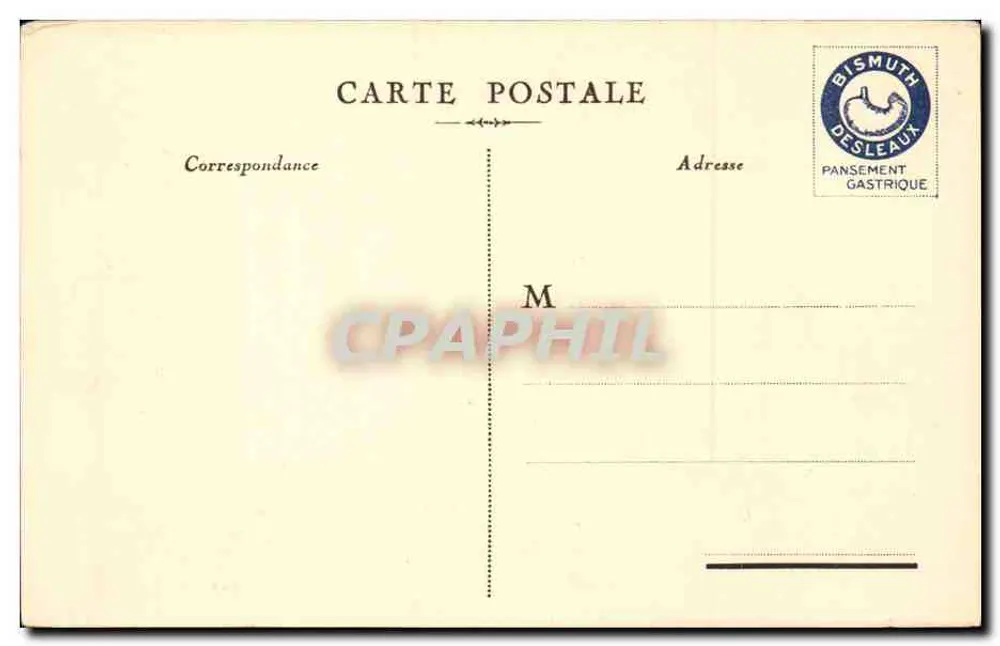 Place de la Concorde — vista do ponte — editor não identificado - Verso