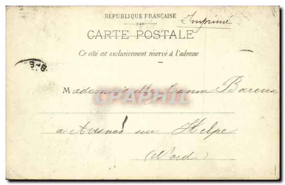 Paris — Eingang zum Carrousel und der Pont des Saints-Pères — Verlag Paris, Nr. 45 - Rückseite