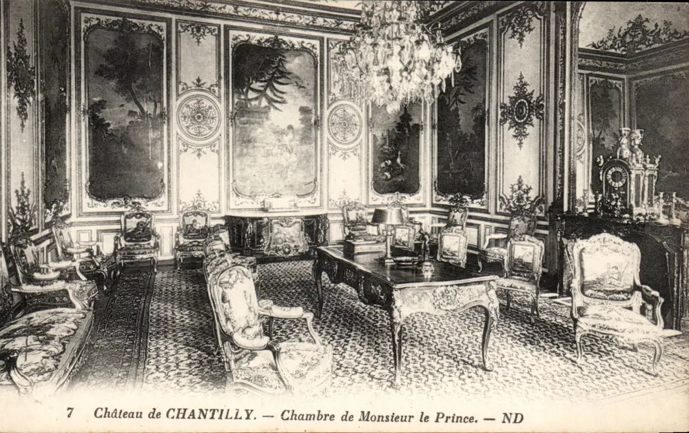 Schloss Chantilly — Zimmer des Prinzen — ND - Vorderseite