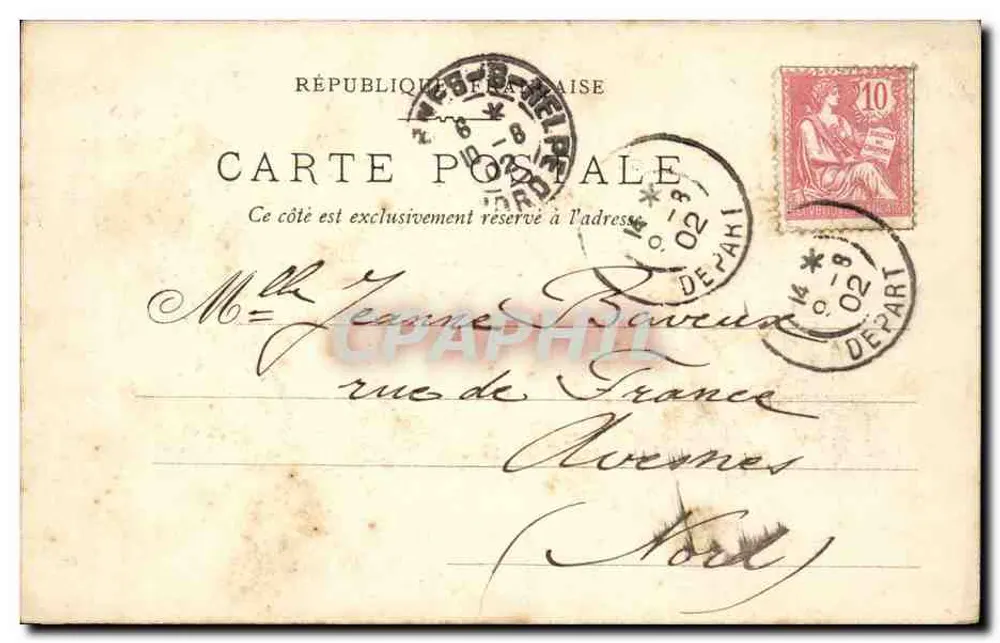 Paris — Tribunal de Comércio e Palácio de Justiça — J. L. Edi, Paris, N° 114 - Verso