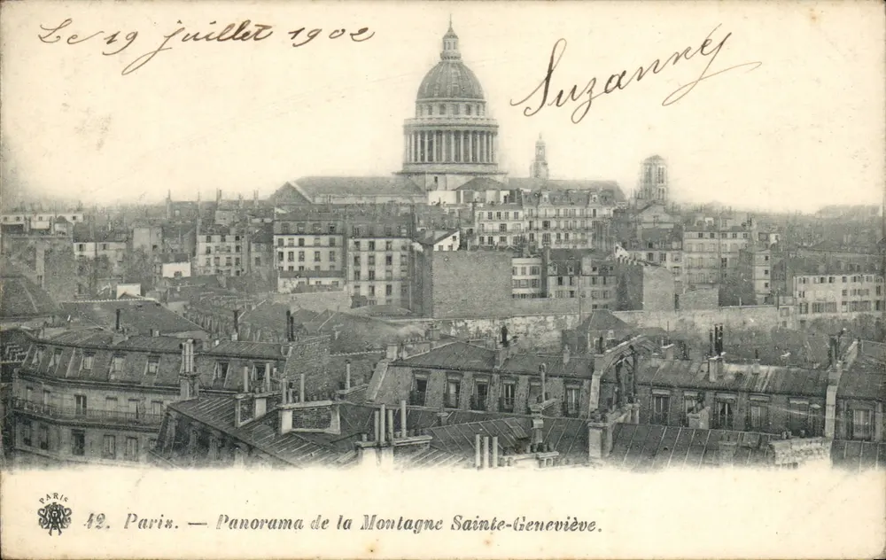 Paris — Panorama der Montagne Sainte-Geneviève — Paris, 42 - Vorderseite