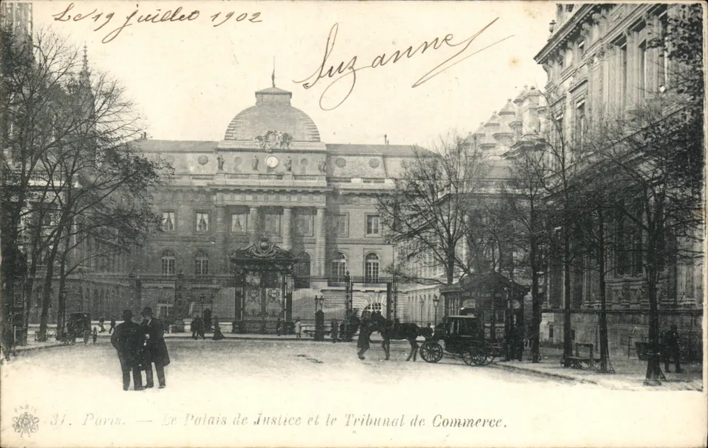 Paris — Das Palais de Justice und das Handelsgericht — Verlag Paris, n°31 - Vorderseite