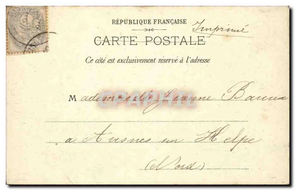 Paris — Das Palais de Justice und das Handelsgericht — Verlag Paris, n°31 - Rückseite