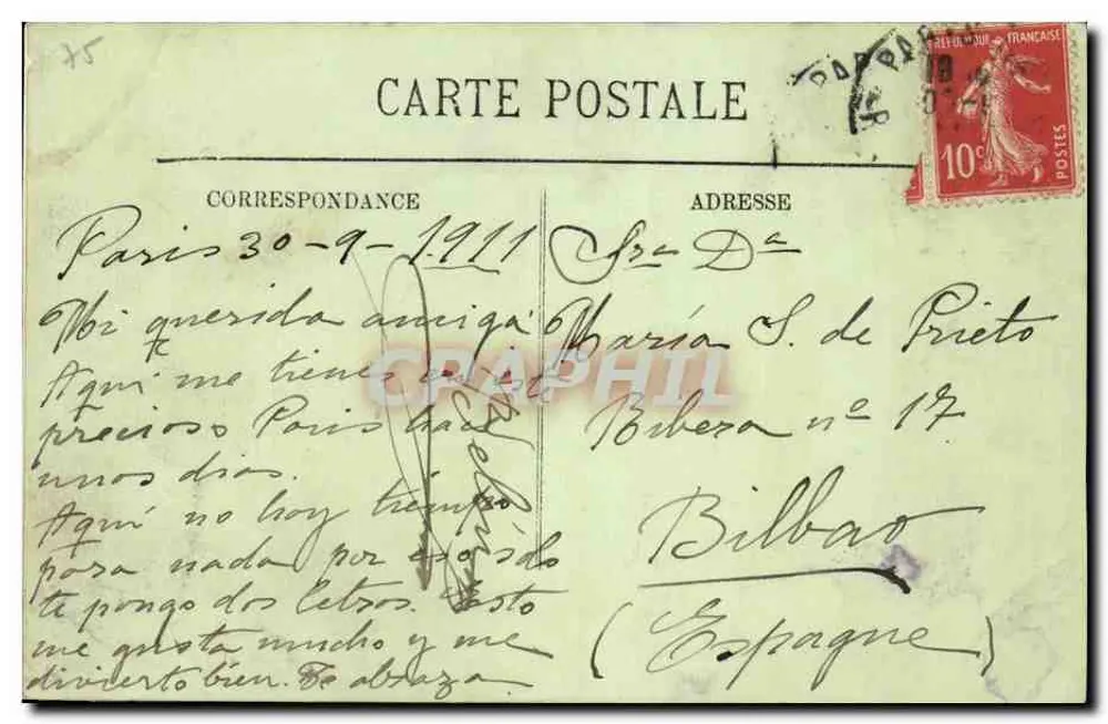 Paris (IXe) — O Ópera — LL. — n° 70 - Verso