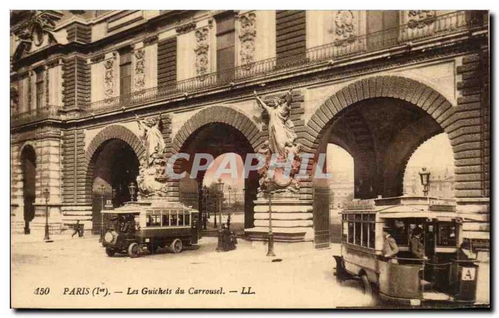 PARIS (1er) — Os Guichets do Carrousel — LL. n° 450 - Frente