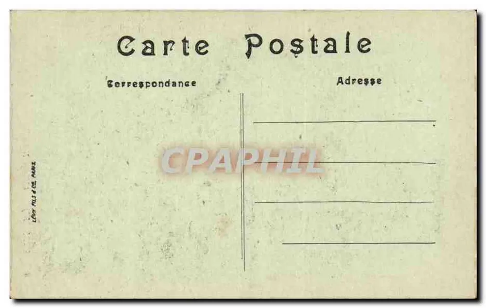 Paris (IV) — A Igreja de Notre-Dame — LL. n° 857 - Verso