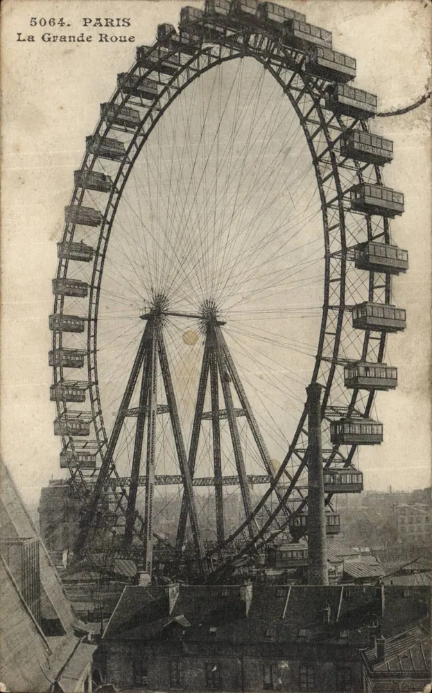 Paris — A Grande Roda — E. Malecuit, fot. édit Paris, n° 5064 - Frente