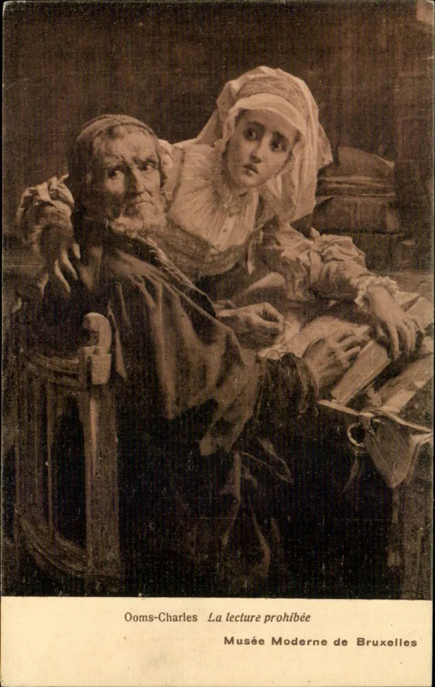 Das verbotene Lesen — Ooms-Charles — Museum of Modern Art, Brüssel - Vorderseite