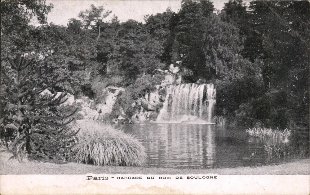 Paris - Cachoeira do Bois de Boulogne — editor não identificado, número de série não visível - Frente