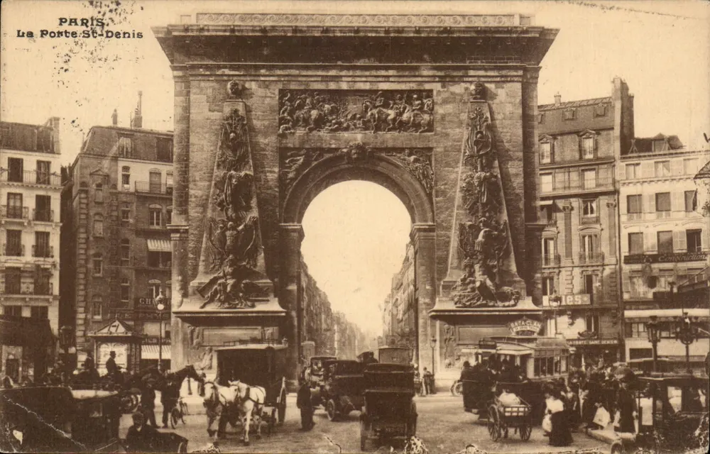 Paris — La Porte Saint-Denis — éditeur anonyme - Frente