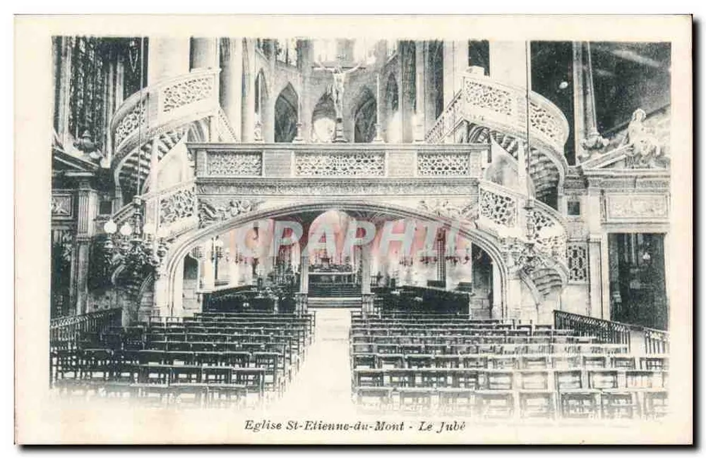 Kirche Saint-Étienne-du-Mont — Der Chorvorhang — Verleger unbekannt - Vorderseite