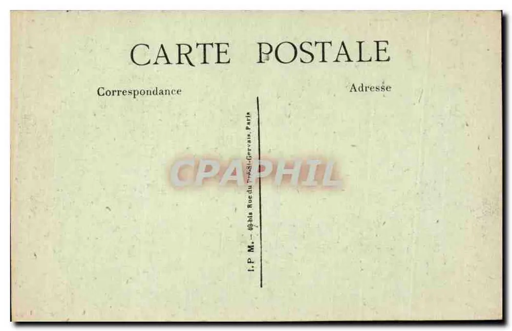Paris – A Estação do Metrô na Passerelle de Passy — editor P. M. – 80 - Verso