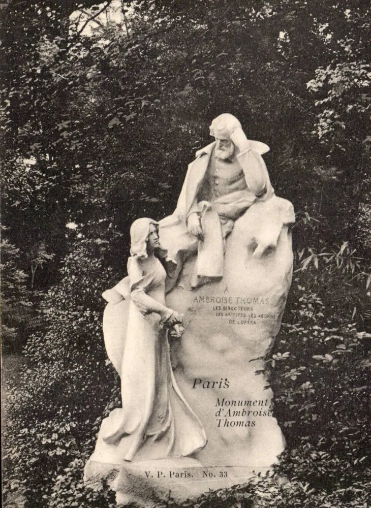 Monumento de Ambroise Thomas — Paris — V.P. Paris No. 33 - Frente