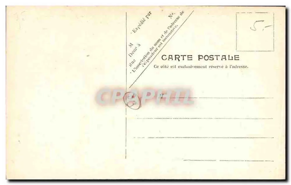 Monumento de Ambroise Thomas — Paris — V.P. Paris No. 33 - Verso