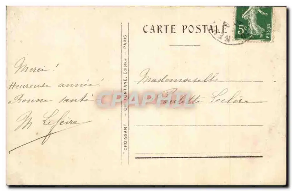Engelkind — Sainte Charité — Croissant, n°185 - Rückseite