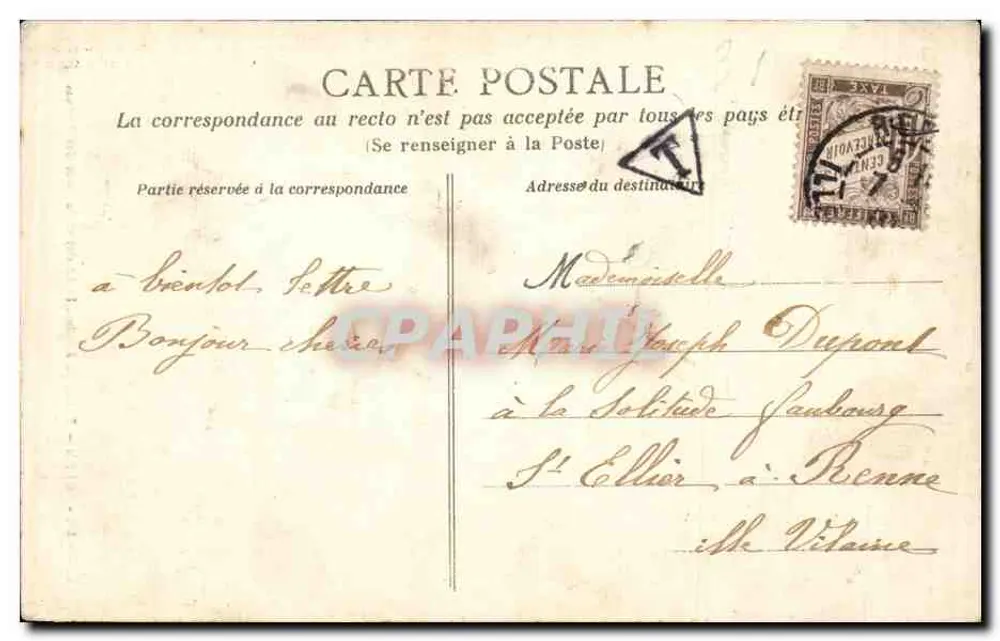 Rouen — Palais de Justice, Le Christ de la Salle des Assises — C.V. 292 - Rückseite