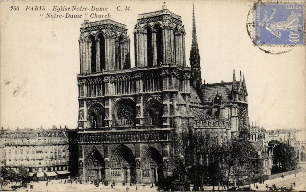 PARIS - Igreja de Nossa Senhora — C.M. — n°260 - Frente