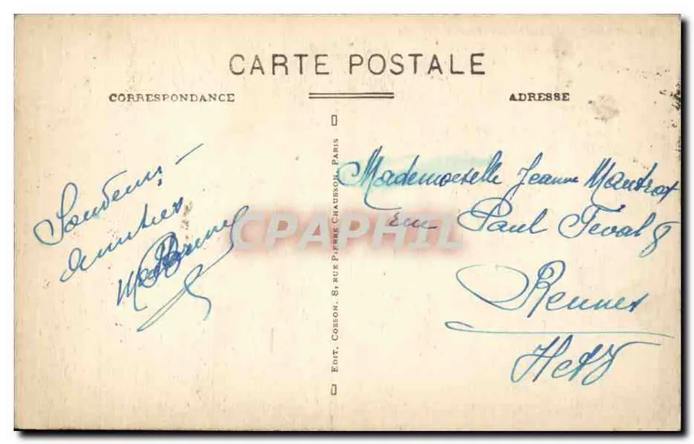 PARIS - Igreja de Nossa Senhora — C.M. — n°260 - Verso