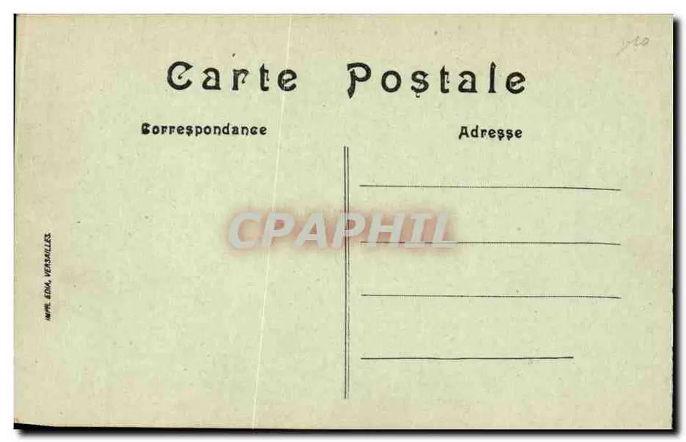 Paris — La rue Soufflot et le Panthéon - Rückseite