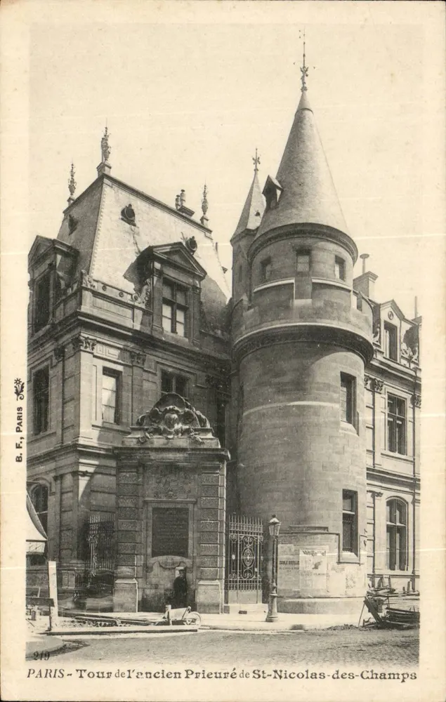 Paris - Turm des alten Prämonstratenserstifts St-Nicolas-des-Champs — B. F., Paris, n° 219 - Vorderseite