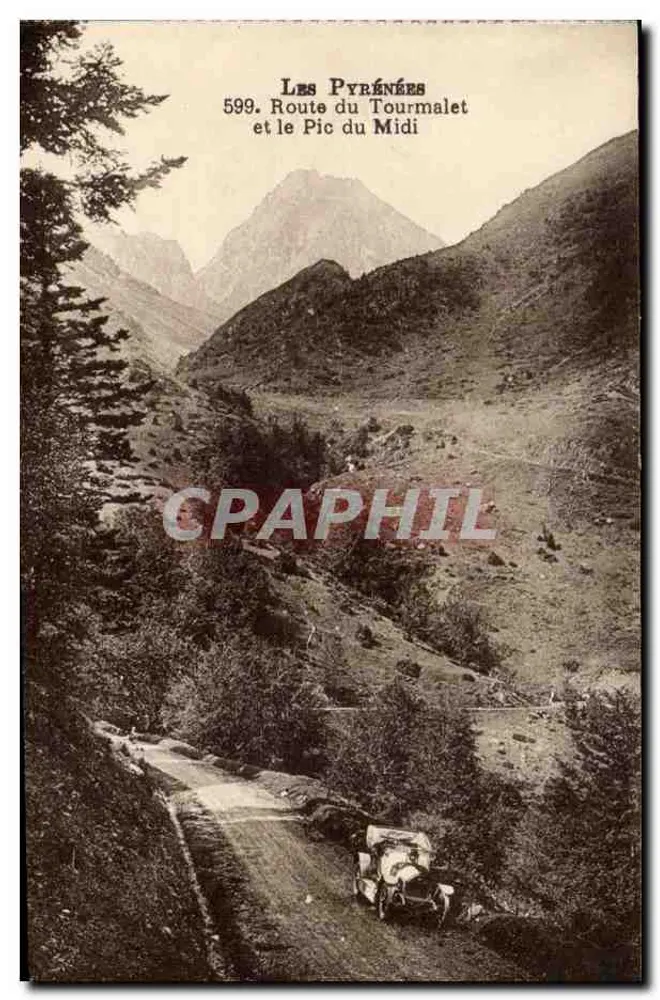 Die Pyrenäen — Route du Tourmalet und der Pic du Midi — Serie 599 - Vorderseite