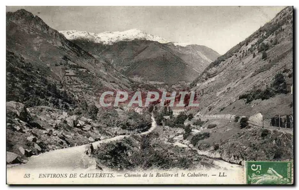 Umgebung von Cauterets — Chemin de la Raillère und Cabaliros — LL - Vorderseite
