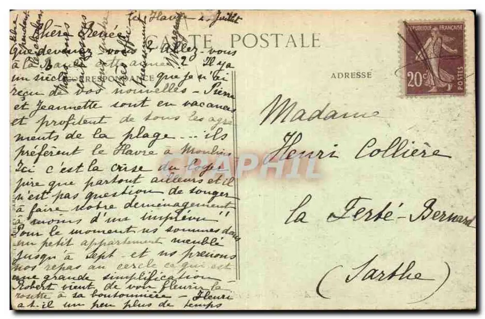 Nice-Havrais — O Hotel — The Inn — G. Foretier - Le Havre - Verso
