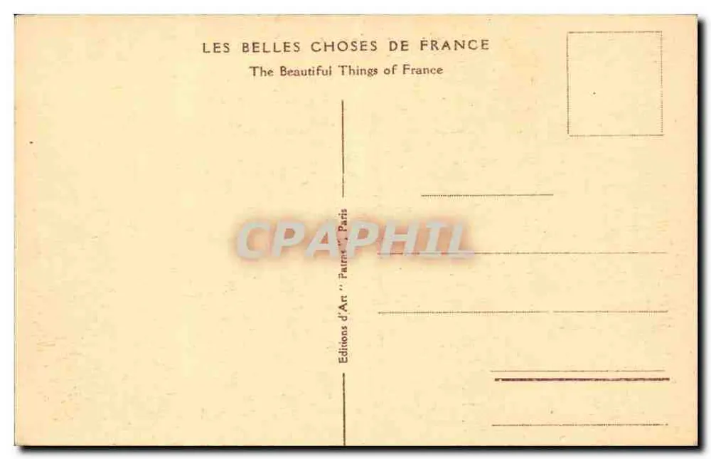 Palais du Luxembourg — Parijs — Uitgever Patras, n° 98 - Achterkant