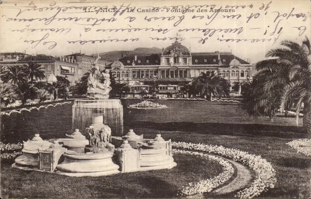 Nice - Das Casino - Fontäne der Liebe — Fotostudio GILETTA - Vorderseite