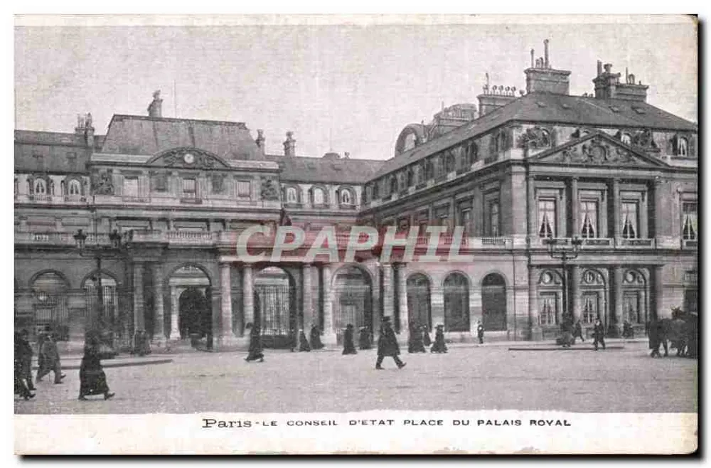 Paris — Der Conseil d'État, Place du Palais-Royal - Vorderseite