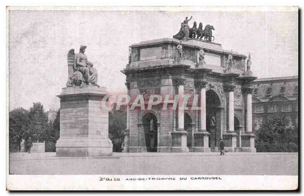 Paris - Arco do Triunfo do Carrousel — editor não identificado - Frente