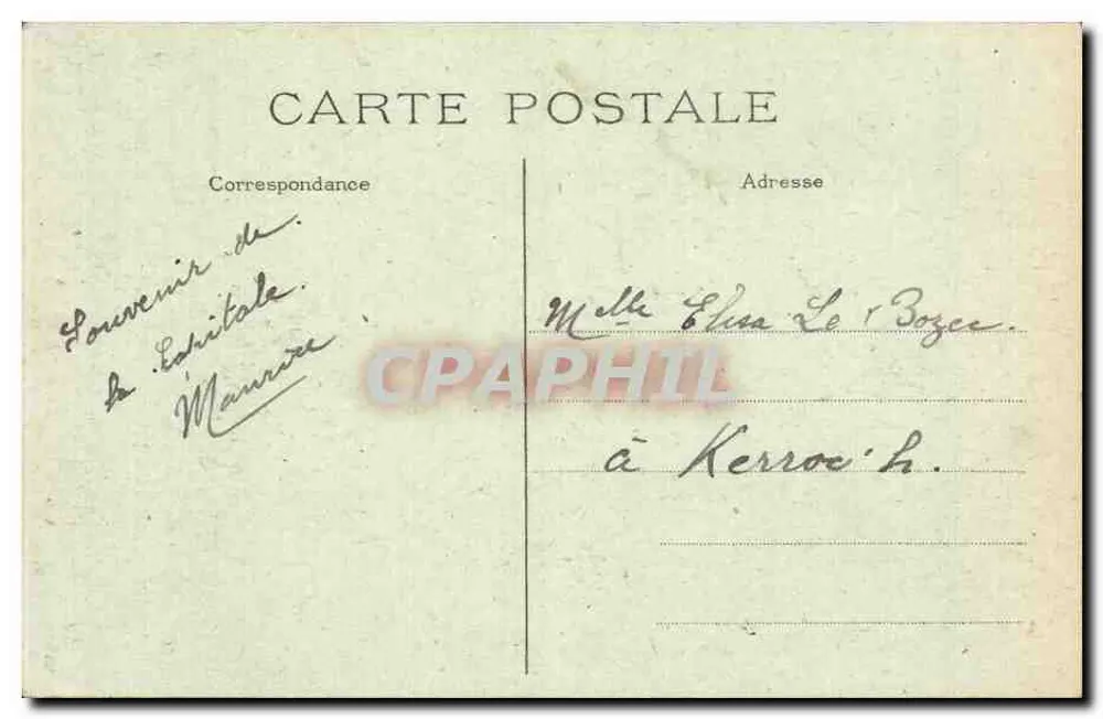 Paris - Praça Saint-Michel — com a fonte do dragão e os novos prédios do Palácio de Justiça — J. H. — n° 1431 - Verso