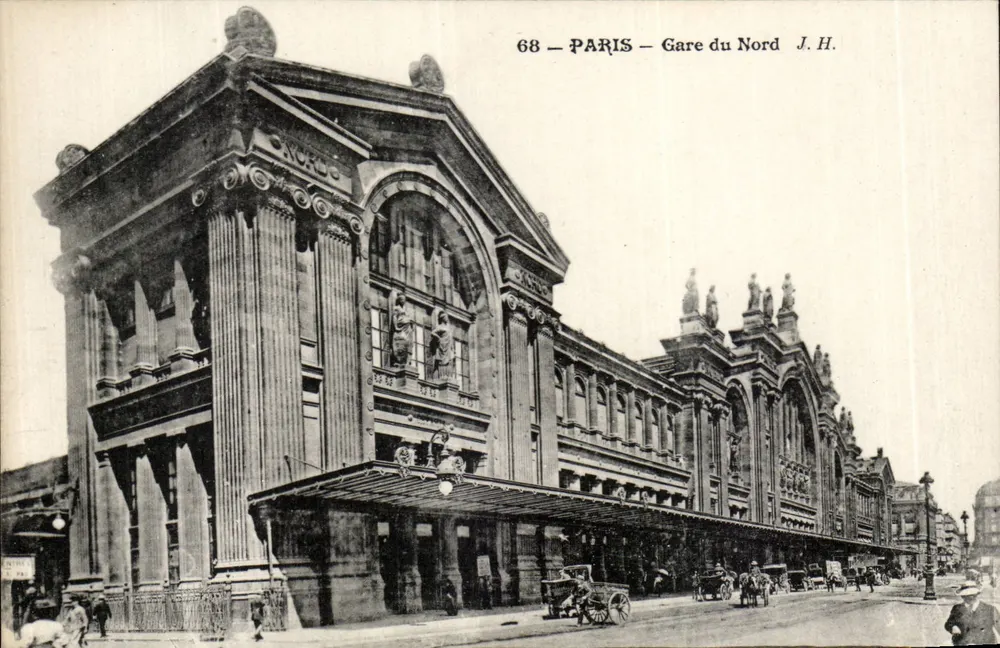 Paris — Estação da Norte — J. H. n°68 - Frente