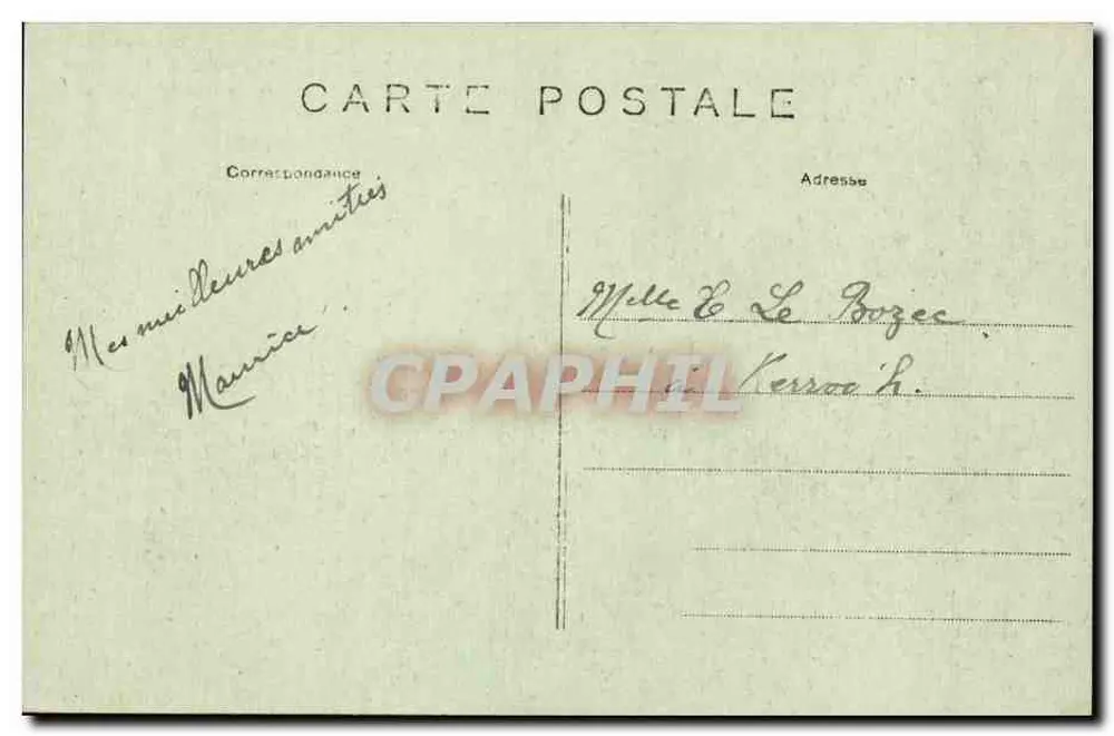Paris — Estação da Norte — J. H. n°68 - Verso