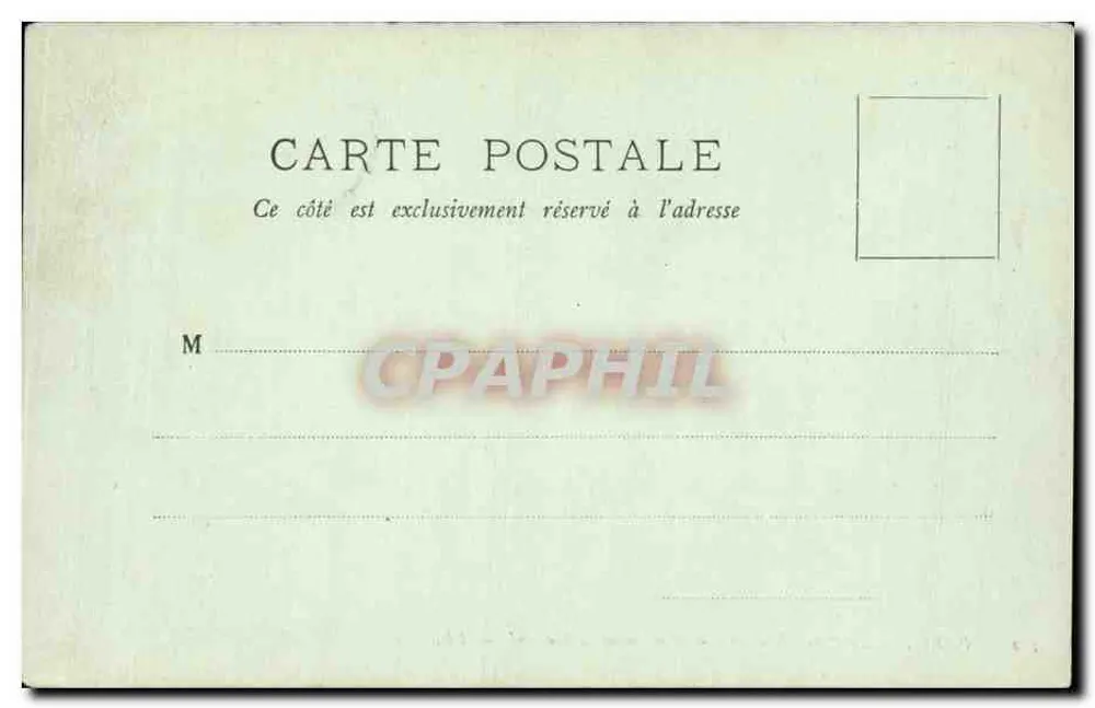Parijs — Het Parc Monceau — Monument van Gounod — LL. — n° 332 - Achterkant