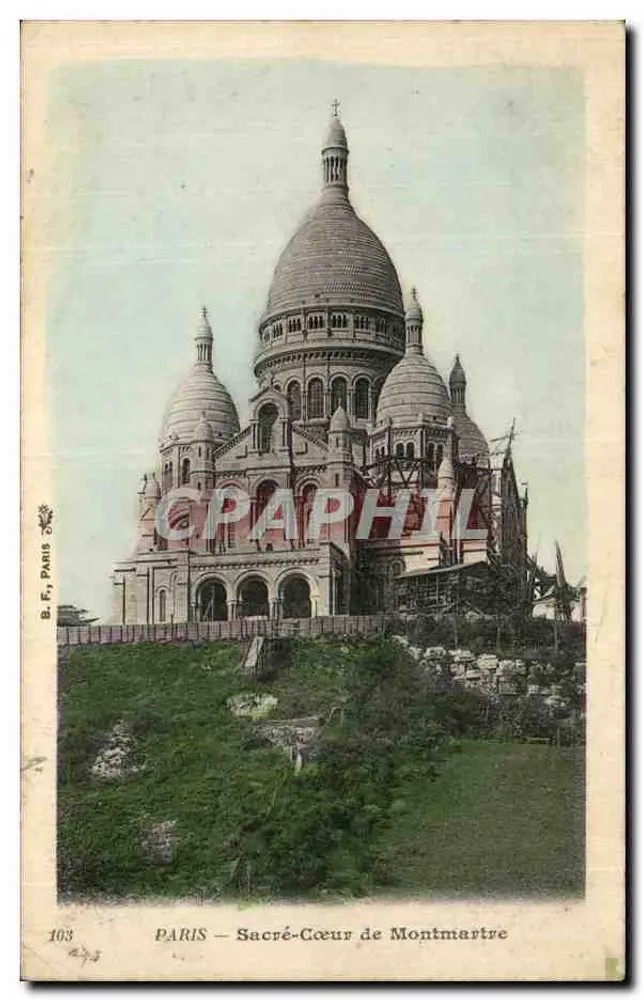 PARIS — 몽마르트의 성 루이 — B. F., 파리, 번호 103 - 앞면
