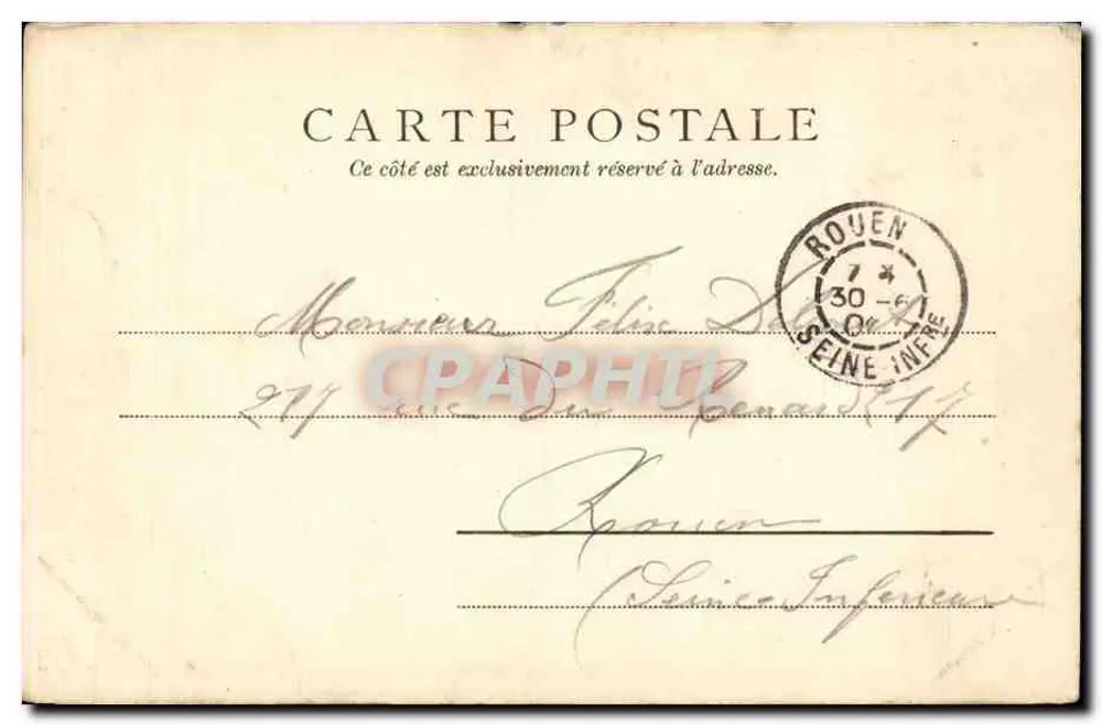O Calvário — Paris Montmartre — Editor desconhecido, n° 3 - Verso