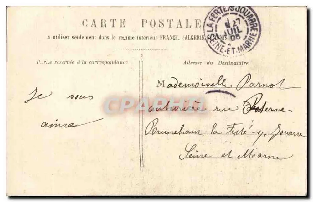 Igreja de Saint-Sulpice — Paris — H. L. - Verso