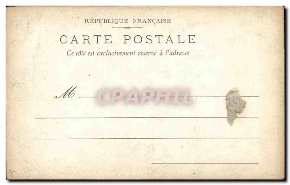 Die nackte Modell abgelegt — Atelier de Léon Cogniet, Paris — unbekannter Verleger - Rückseite